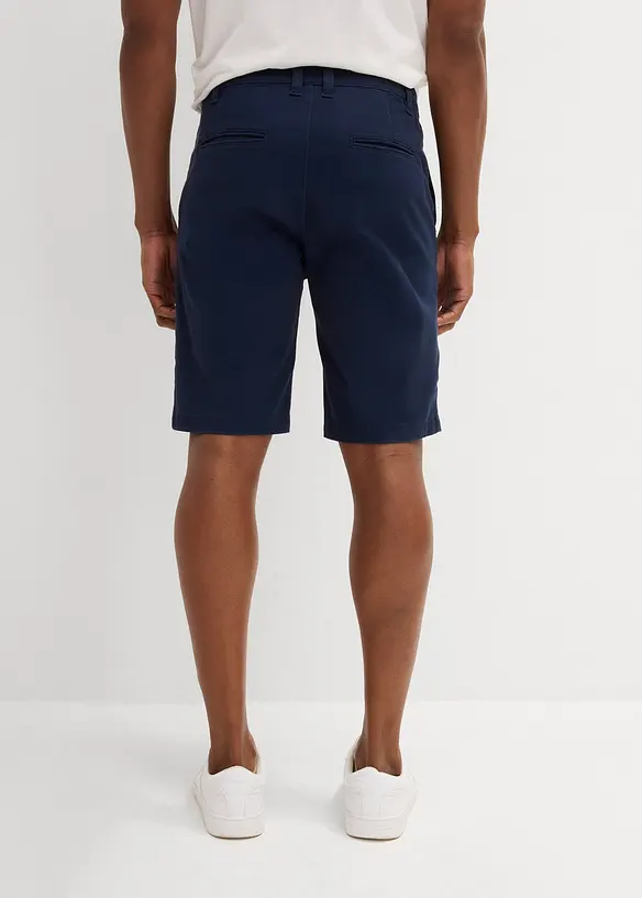 Stretchiga bermudas med gubbveck, Regular Fit, bonprix