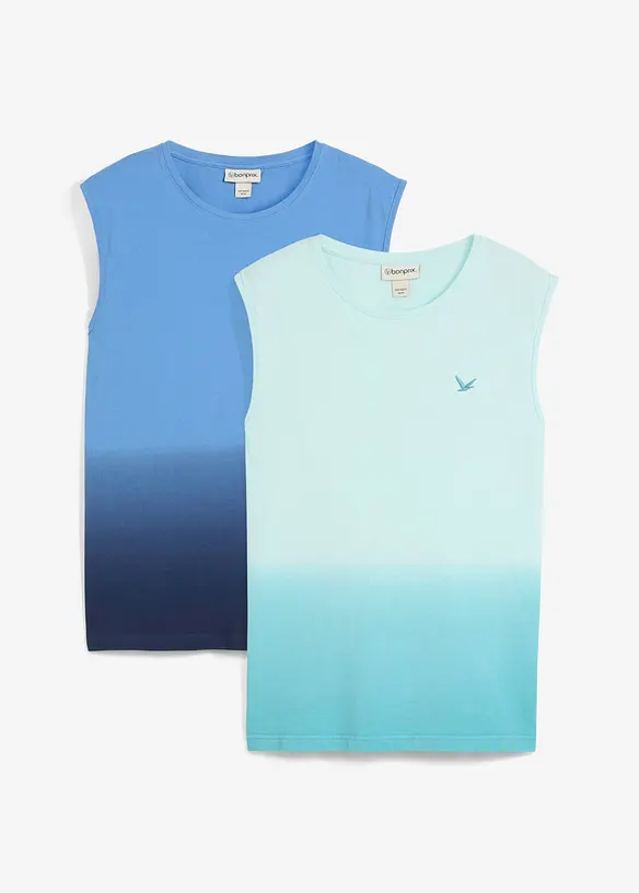 Linne i ren bomull (2-pack), bonprix