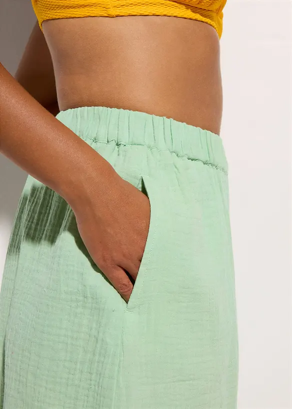 Strandkjol av muslin, bonprix