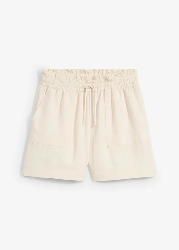 Paperbag-shorts i böljande lyocellmix, bonprix