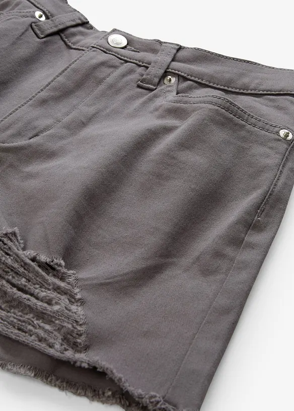 Twillshorts med hög midja, bonprix