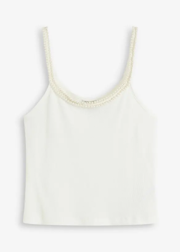 Linne med smyckesdetalj, bonprix