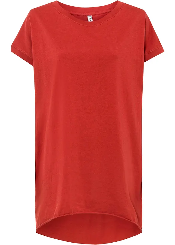 Lång topp i ren bomull, bonprix