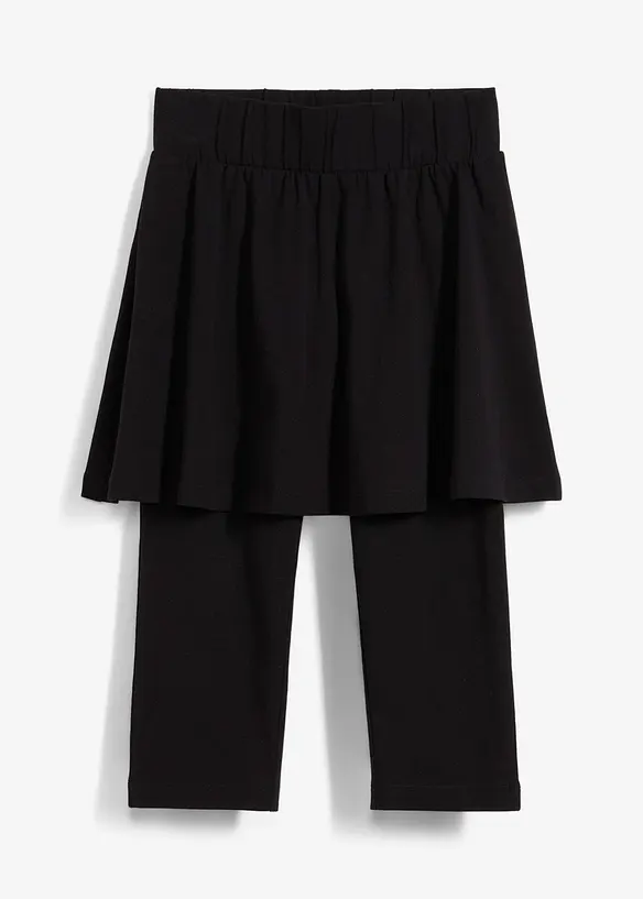 Caprileggings med kjol, bonprix