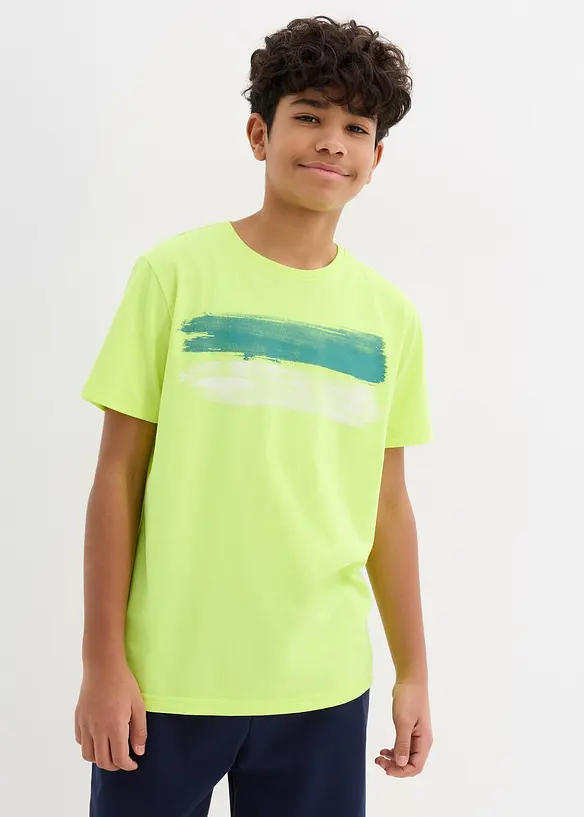 T-shirt för barn i trendiga färger, bonprix