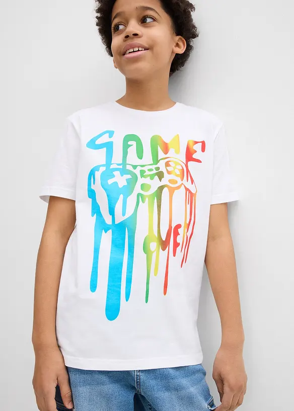 T-shirt i ekologisk bomull, bonprix