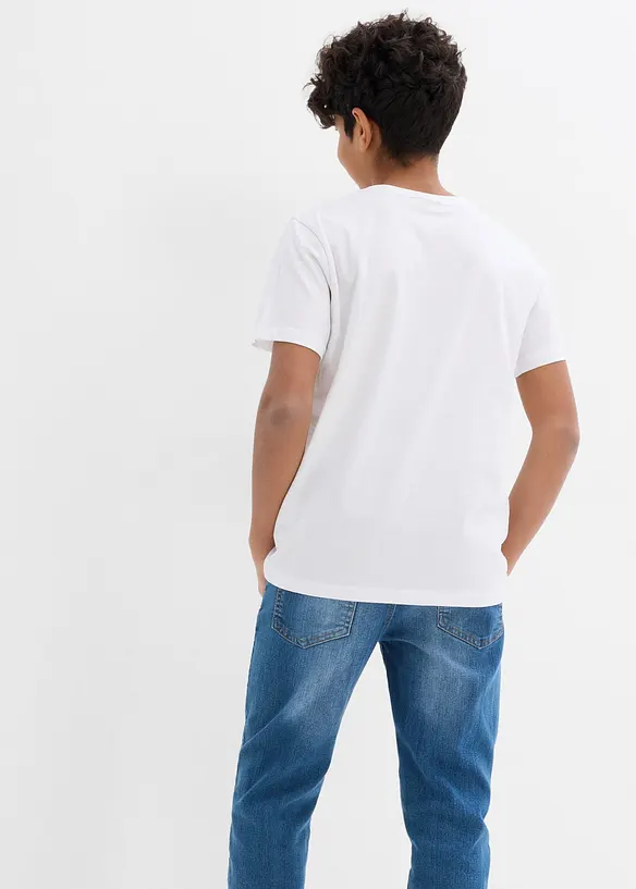 T-shirt med bomull f&ouml;r barn (5-pack), bonprix