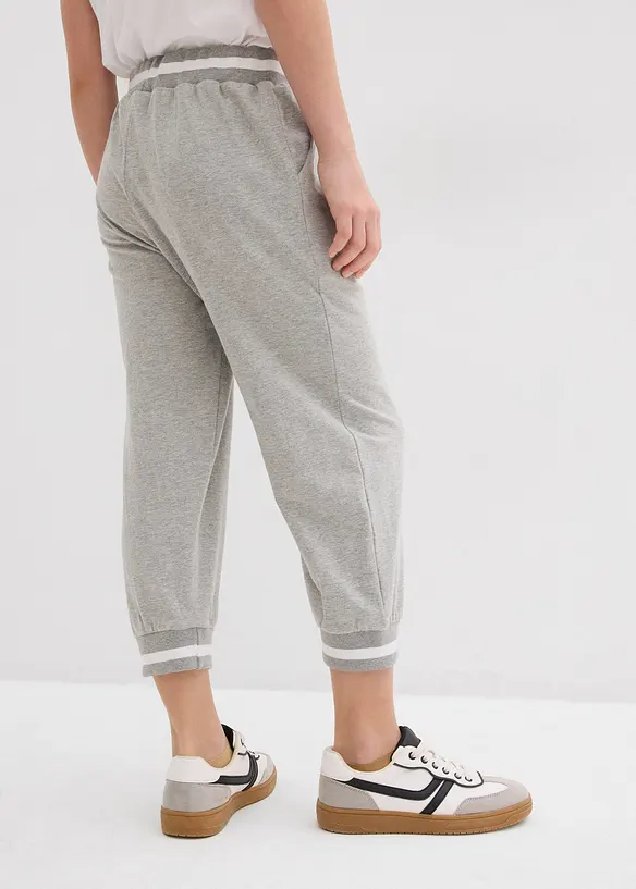 Joggingbyxa i 3/4-längd för barn (2-pack), bonprix