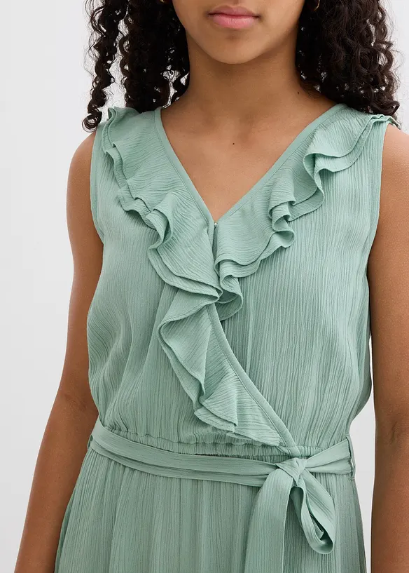 Jumpsuit i mjuk viskos för barn, bonprix
