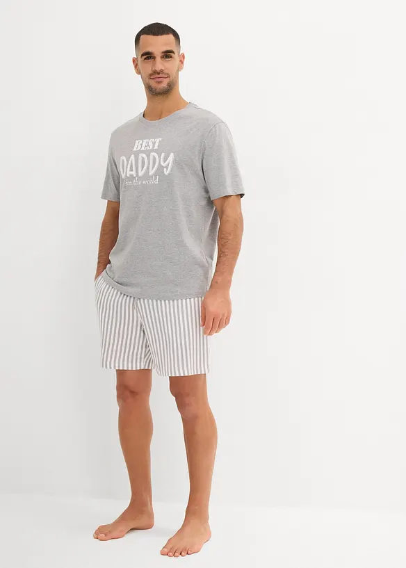 Pyjamas med shorts, bonprix