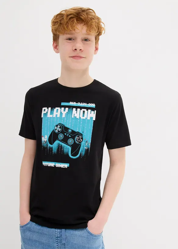 T-shirt i ren ekologisk bomull för barn, bonprix