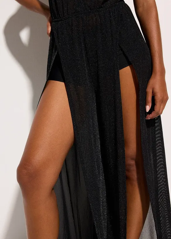 Strandjumpsuit med glittrande trådar, bonprix