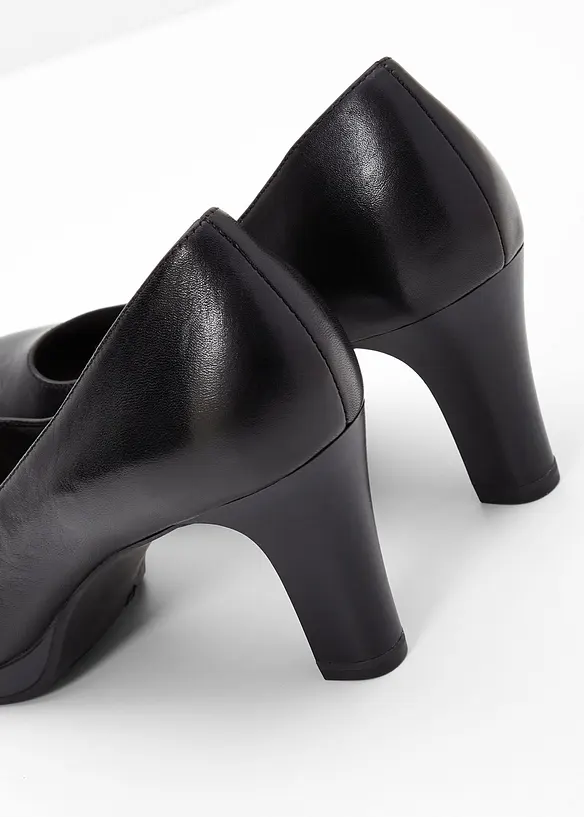 Pumps fr&aring;n Tamaris, av skinn, Tamaris