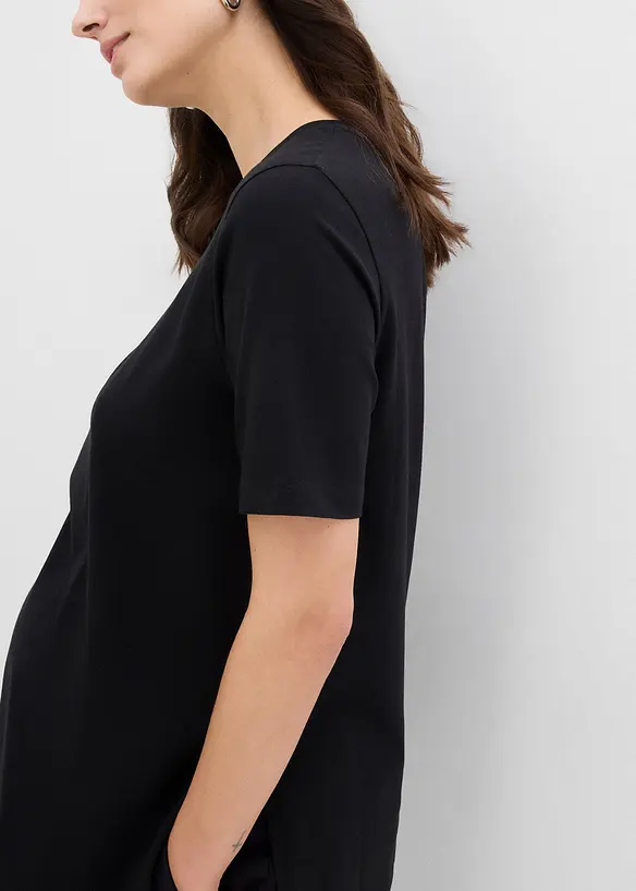 Mamma-/amningstopp med sidslitsar i ekologisk bomull, bonprix