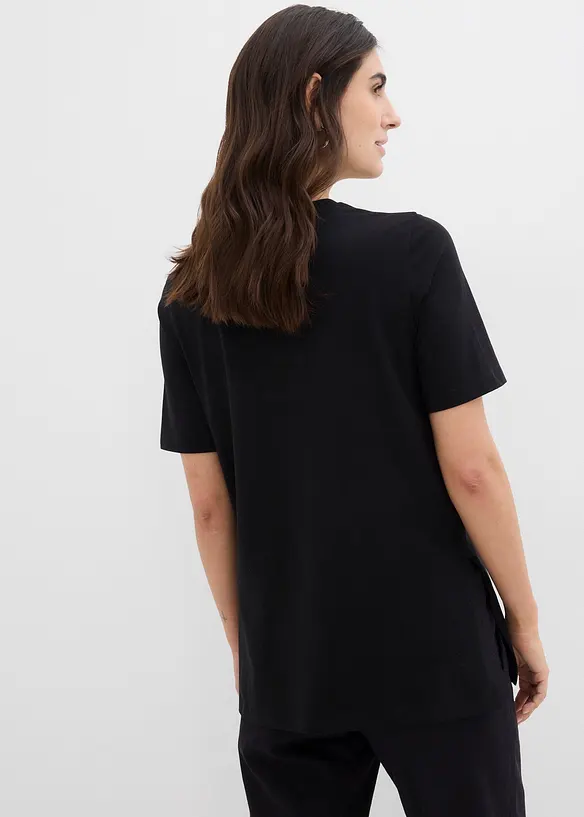 Mamma-/amningstopp med sidslitsar i ekologisk bomull, bonprix