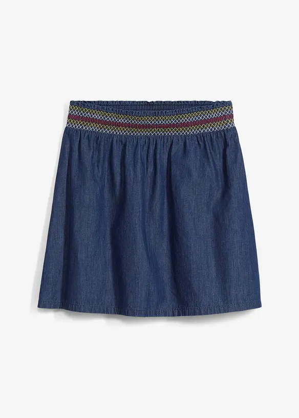Jeanskjol för barn i ren ekologisk bomull, bonprix