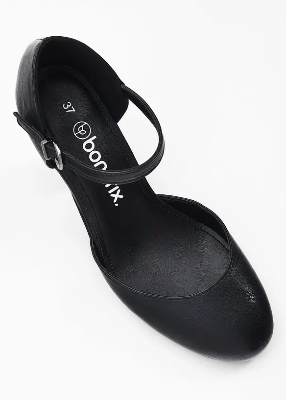 Skinnpumps med remmar, bonprix