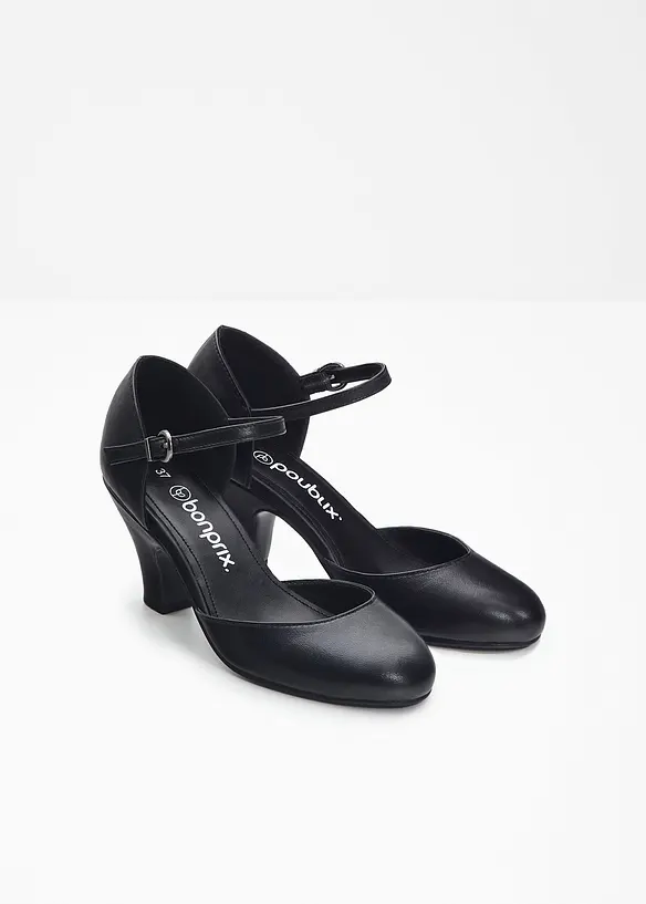 Skinnpumps med remmar, bonprix