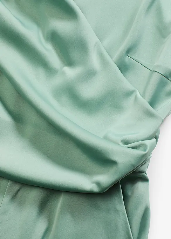 Jumpsuit i glansig satin, bonprix