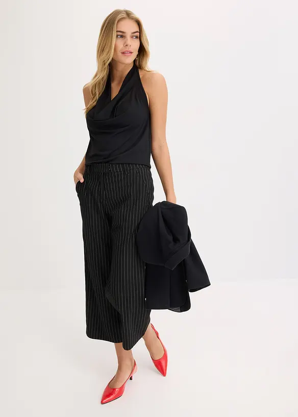 Linne med halterneck, bonprix