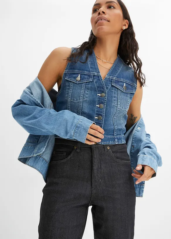 Stretch Mom Jeans High Waist, bonprix