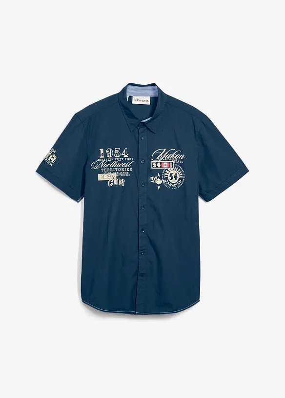 Kortärmad skjorta, Slim Fit, bonprix