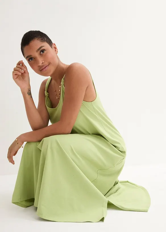 Jerseyklänning i ren bomull, bonprix