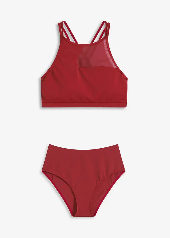 Bikini med BH-topp (2 delar) med återvunnen polyamid, bonprix