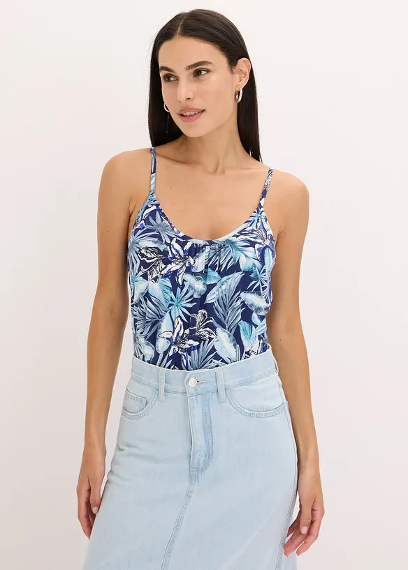 Trik&aring;linne i mjuk viskosmix, bonprix