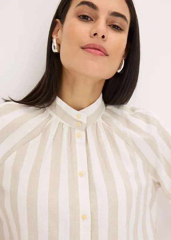 Randig blus, bonprix