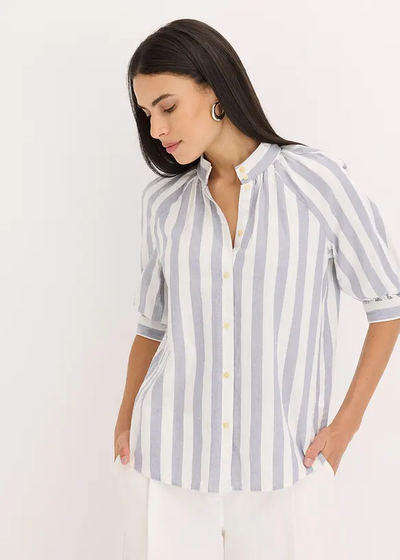 Randig blus, bonprix