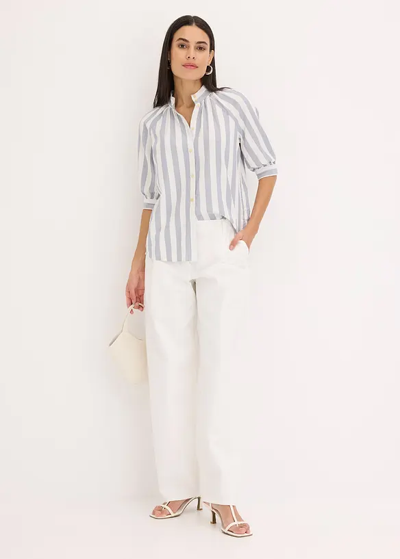 Randig blus, bonprix