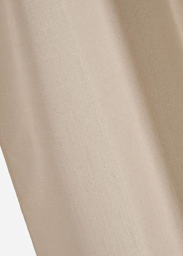Mörkläggande gardinlängd med struktur (1-pack), bonprix