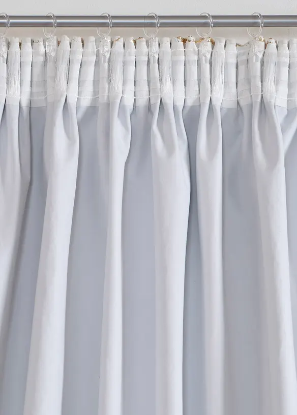 Mörkläggande gardinlängd med glansigt mönster (1-pack), bonprix