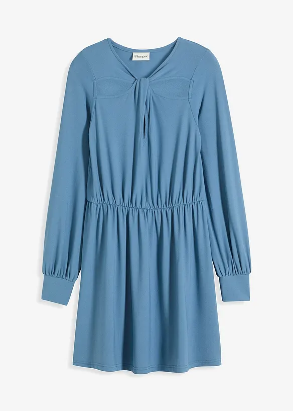 Jerseyklänning med cutouts, bonprix