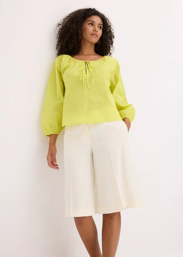 Blus i ekologisk bomull, bonprix
