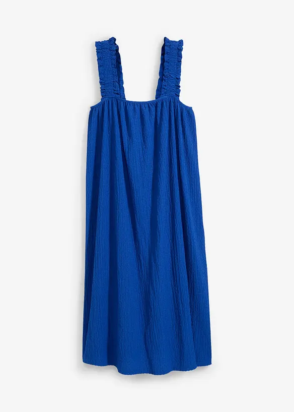 Kräppad jerseyklänning, bonprix