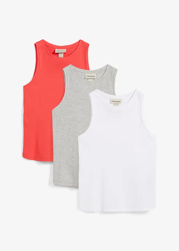 Linne i ekologisk bomull för barn (3-pack), bonprix