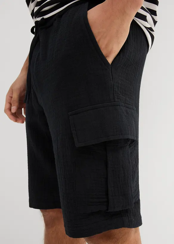Bermudas i luftig muslin, Regular Fit, bonprix