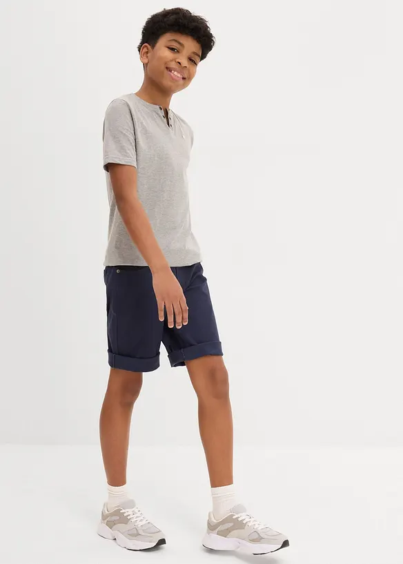 T-shirt med ekologisk bomull (2-pack), bonprix