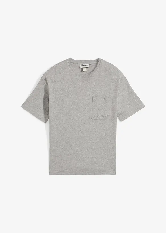 T-shirt i oversizemodell av tjockt bomullsmaterial för barn, bonprix