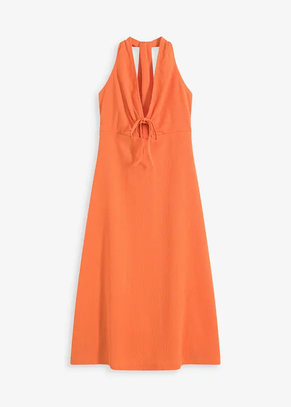Jerseyklänning med cut-outs, bonprix