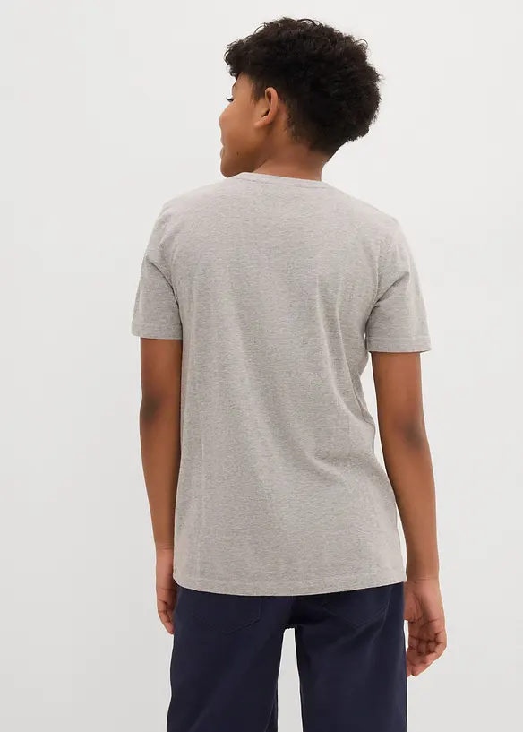 T-shirt med ekologisk bomull (2-pack), bonprix