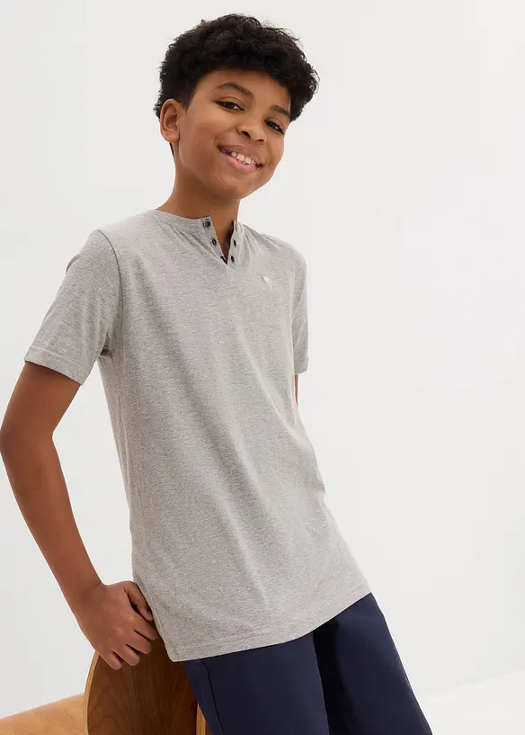 T-shirt med ekologisk bomull (2-pack), bonprix
