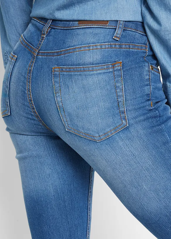Skinny Jeans Mid Waist, Stretch, bonprix