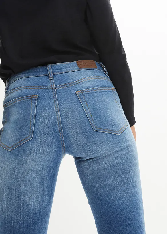 Skinny Jeans Mid Waist, Stretch, bonprix