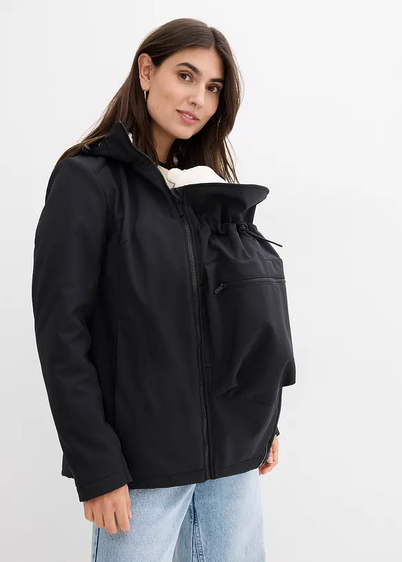 Mammajacka 2 i 1 med funktionsjacka och urtagbar fleecejacka, bonprix