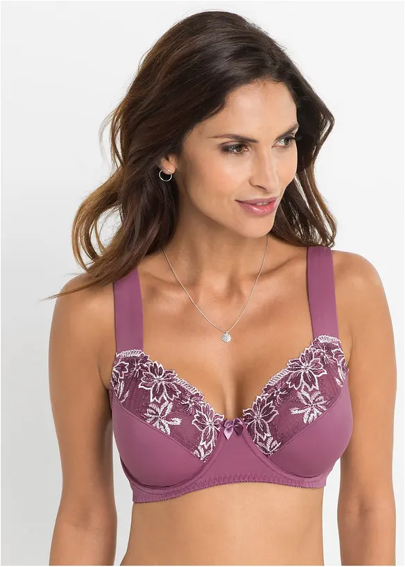 BH med bygel och vadderade axelband (2-pack), bonprix