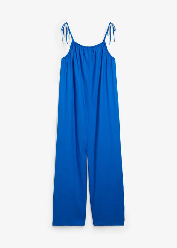Jumpsuit i linne och viskos, bonprix