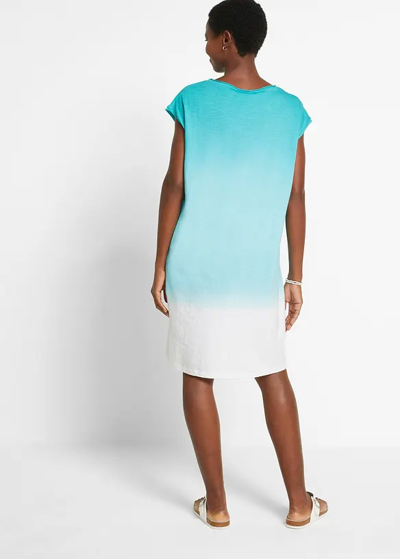 T-shirtklänning med olika färger, bonprix